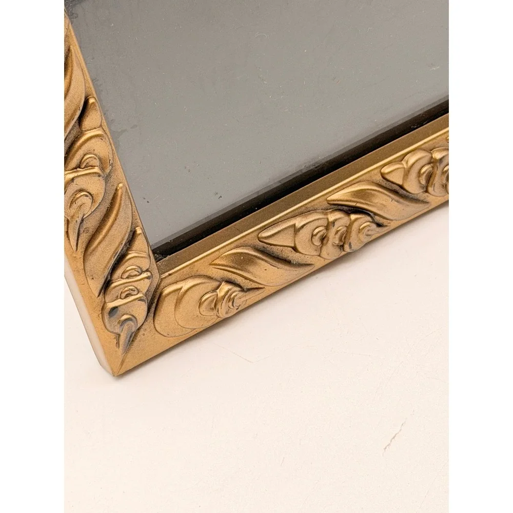 Vintage Style Antique Gold Art Nouveau Floral Scroll 45X7 Picture Frame Romance